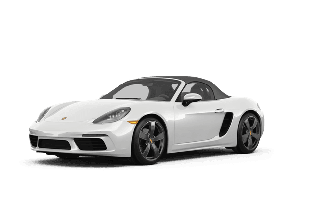 Porsche 718 Boxster White - Front view Porsche 718 Boxster White - Front view