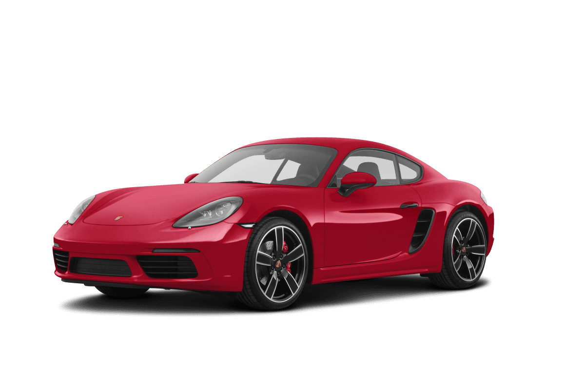 Porsche 718 Cayman Carmine Red - Front view Porsche 718 Cayman Carmine Red - Front view