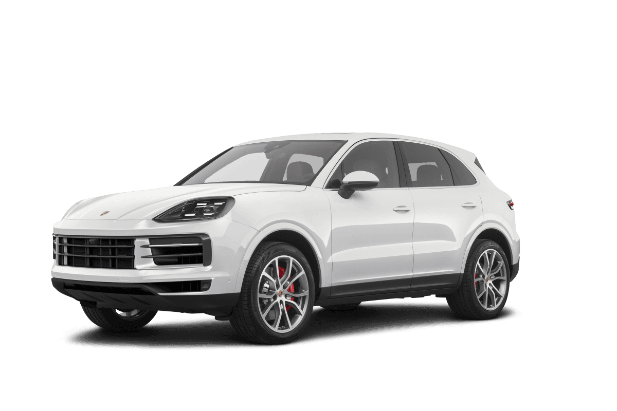 Porsche Cayenne White - Front view Porsche Cayenne White - Front view