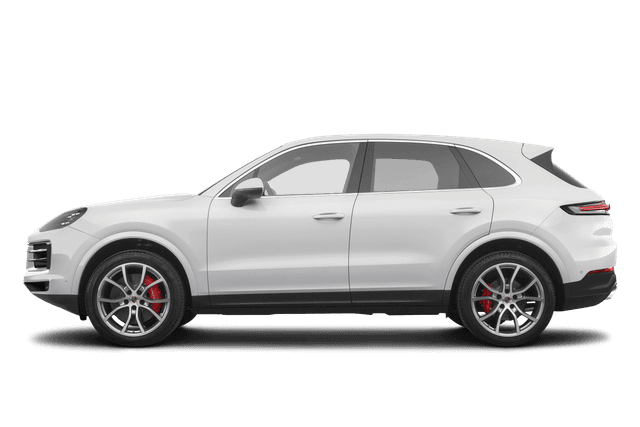 Porsche Cayenne White - Side view Porsche Cayenne White - Side view