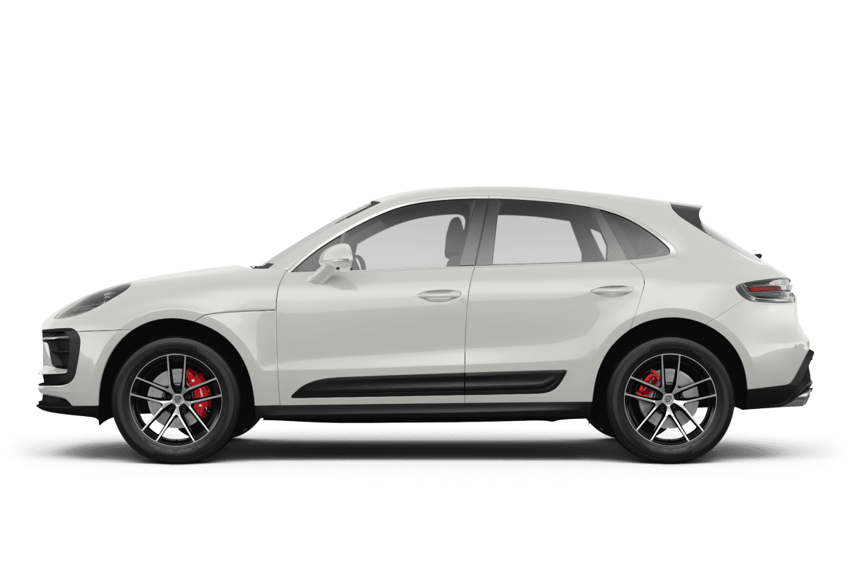 Porsche Macan White - Side view Porsche Macan White - Side view