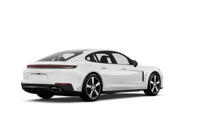 Porsche Panamera White - Back view Porsche Panamera White - Back view