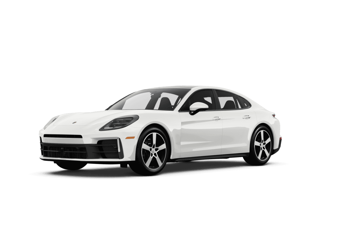 Porsche Panamera White - Front view Porsche Panamera White - Front view