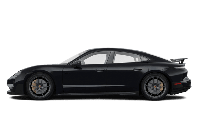 Porsche Taycan Black - Side view Porsche Taycan Black - Side view