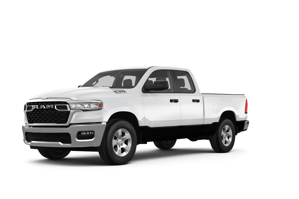 Ram 1500 Bright White Clear Coat - Front view Ram 1500 Bright White Clear Coat - Front view