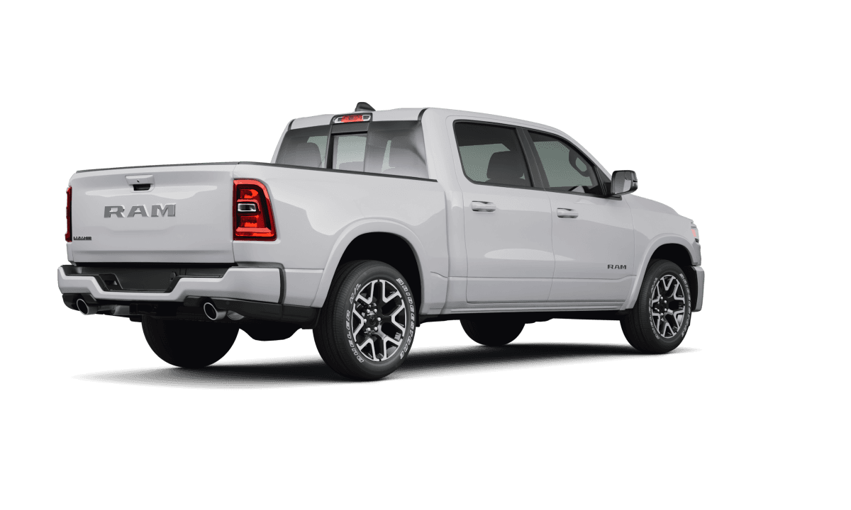 Ram 1500 Billet Silver Metallic Clear Coat - Back view Ram 1500 Billet Silver Metallic Clear Coat - Back view