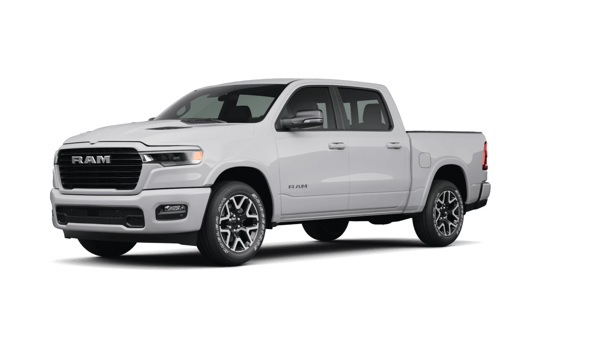 Ram 1500 Billet Silver Metallic Clear Coat - Front view Ram 1500 Billet Silver Metallic Clear Coat - Front view