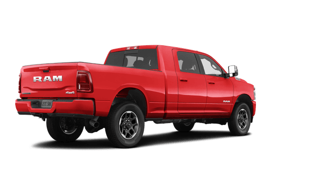 Ram 2500 Case IH Red - Back view Ram 2500 Case IH Red - Back view