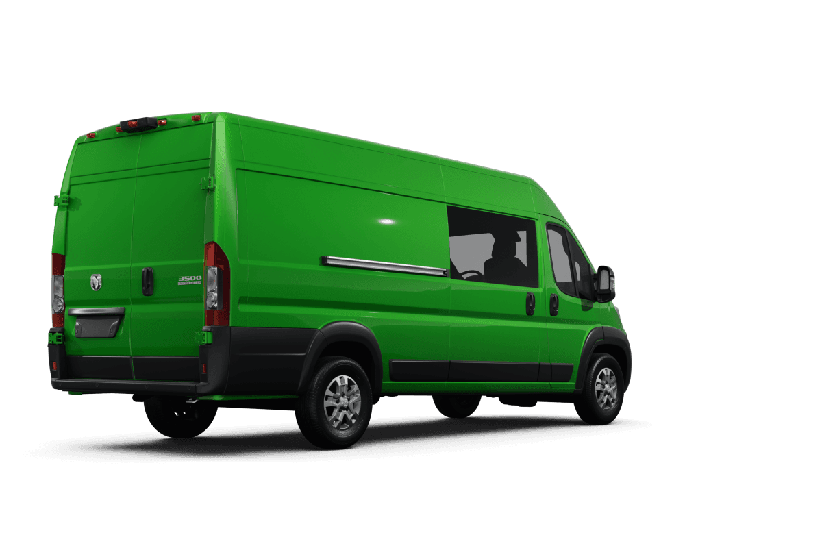 Ram ProMaster Servpro Green - Back view Ram ProMaster Servpro Green - Back view