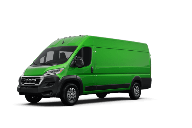 Ram ProMaster Servpro Green - Front view Ram ProMaster Servpro Green - Front view