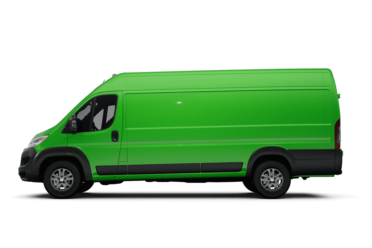 Ram ProMaster Servpro Green - Side view Ram ProMaster Servpro Green - Side view