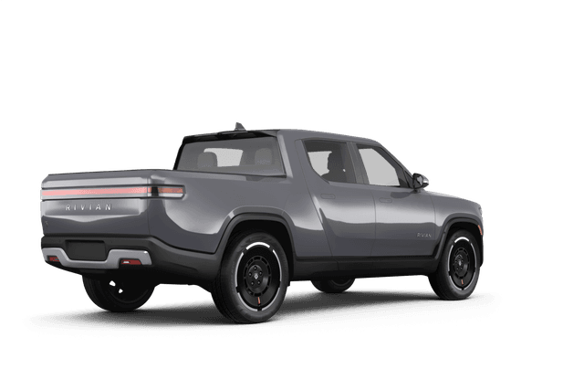 Rivian R1S El Cap Granite - Back view Rivian R1S El Cap Granite - Back view