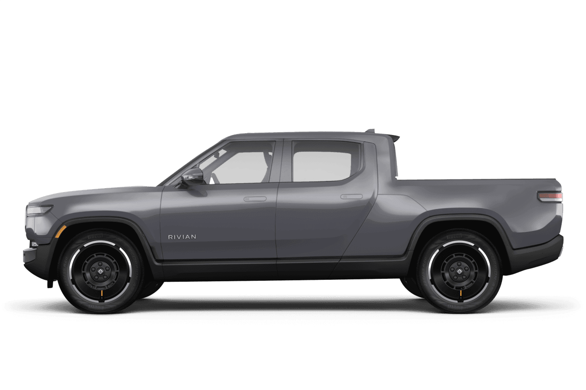 Rivian R1S El Cap Granite - Side view Rivian R1S El Cap Granite - Side view