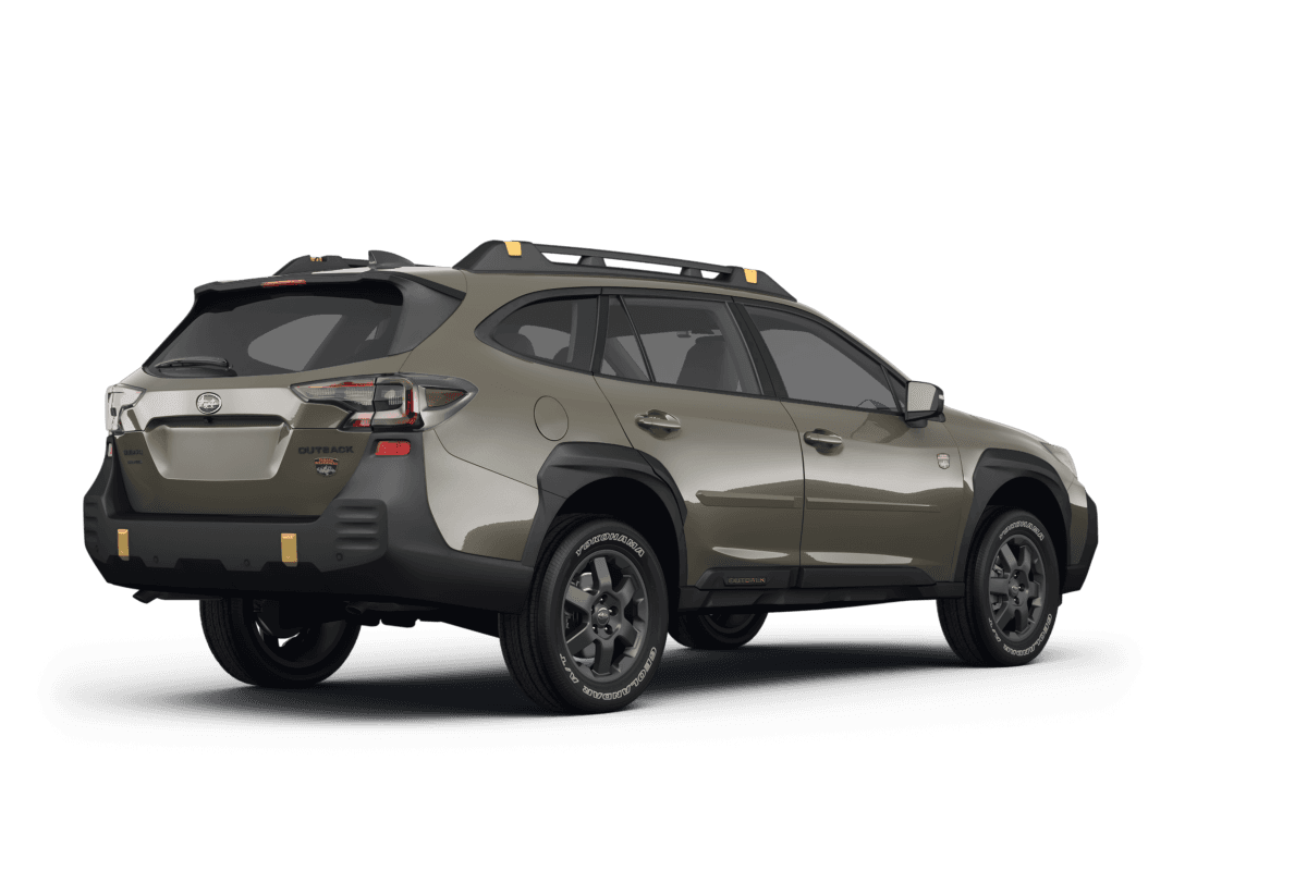 Subaru Outback Autumn Green Metallic - Back view Subaru Outback Autumn Green Metallic - Back view