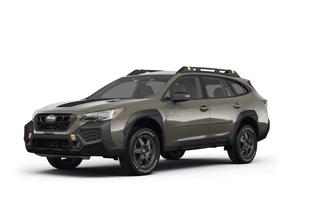 Subaru Outback Autumn Green Metallic - Front view Subaru Outback Autumn Green Metallic - Front view