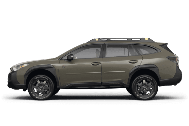 Subaru Outback Autumn Green Metallic - Side view Subaru Outback Autumn Green Metallic - Side view