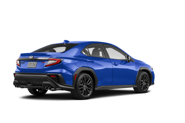 Subaru WRX  - Back view Subaru WRX  - Back view