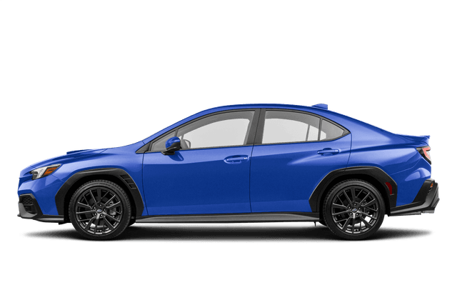 Subaru WRX WR Blue Pearl - Side view Subaru WRX WR Blue Pearl - Side view