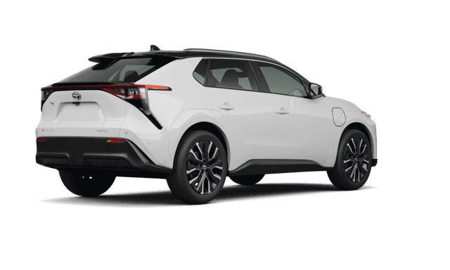 Toyota bZ Wind Chill Pearl - Back view Toyota bZ Wind Chill Pearl - Back view