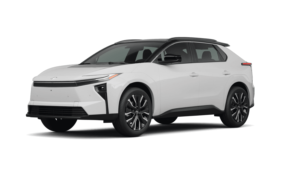 Toyota bZ Wind Chill Pearl - Front view Toyota bZ Wind Chill Pearl - Front view