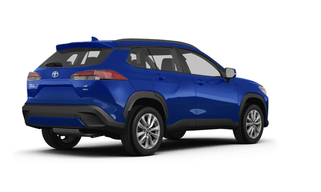 Toyota Corolla Cross Blue Crush Metallic - Back view Toyota Corolla Cross Blue Crush Metallic - Back view