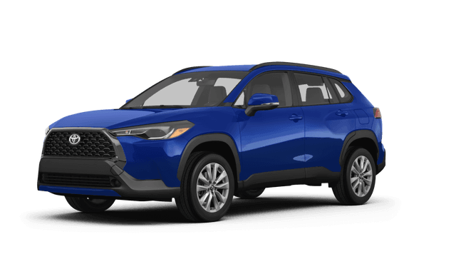 Toyota Corolla Cross Blue Crush Metallic - Front view Toyota Corolla Cross Blue Crush Metallic - Front view