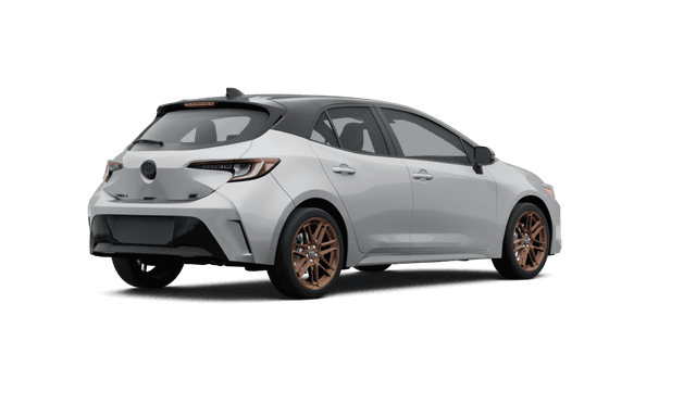 Toyota Corolla Hatchback Wind Chill Pearl - Back view Toyota Corolla Hatchback Wind Chill Pearl - Back view