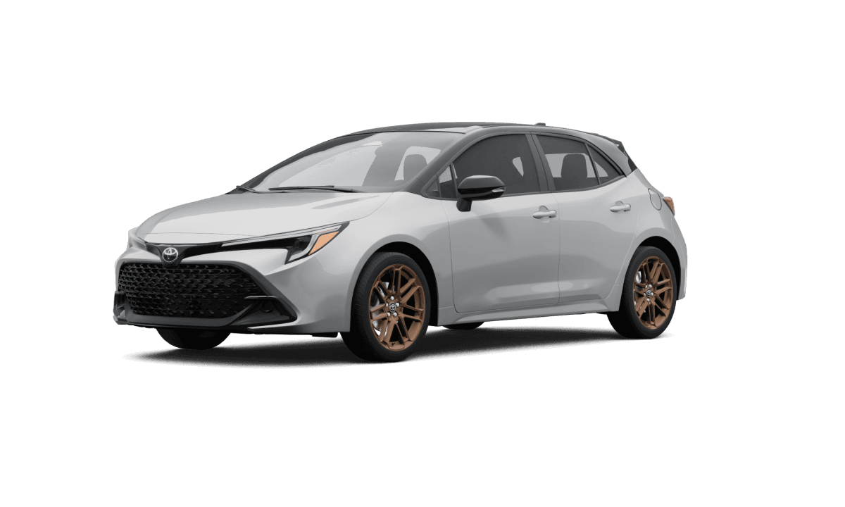 Toyota Corolla Hatchback Wind Chill Pearl - Front view Toyota Corolla Hatchback Wind Chill Pearl - Front view