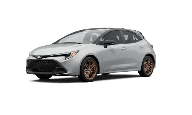 Toyota Corolla Hatchback Wind Chill Pearl - Front view Toyota Corolla Hatchback Wind Chill Pearl - Front view