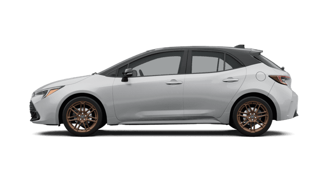 Toyota Corolla Hatchback Wind Chill Pearl - Side view Toyota Corolla Hatchback Wind Chill Pearl - Side view