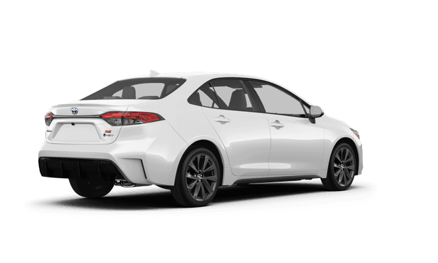 Toyota Corolla Cross Hybrid Ice Cap - Back view Toyota Corolla Cross Hybrid Ice Cap - Back view