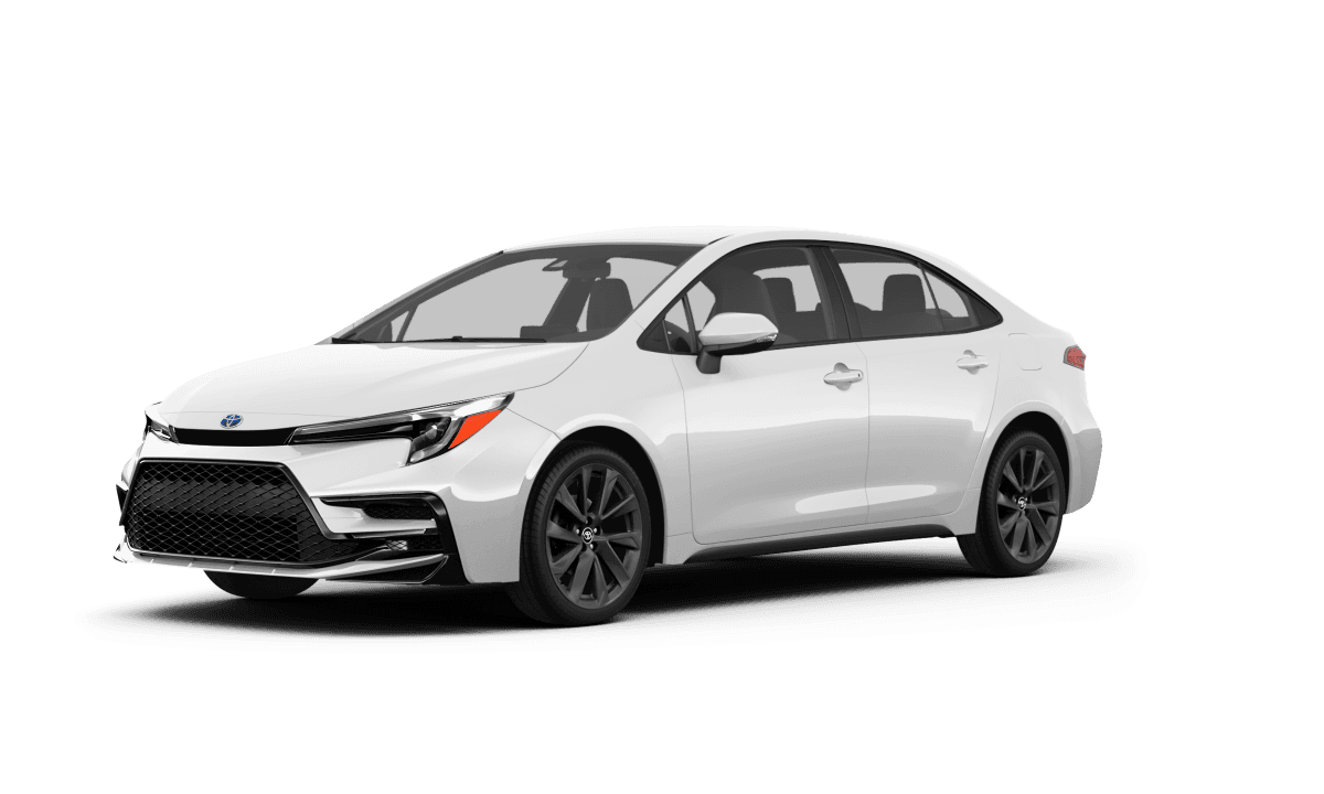 Toyota Corolla Hybrid Ice Cap - Front view Toyota Corolla Hybrid Ice Cap - Front view