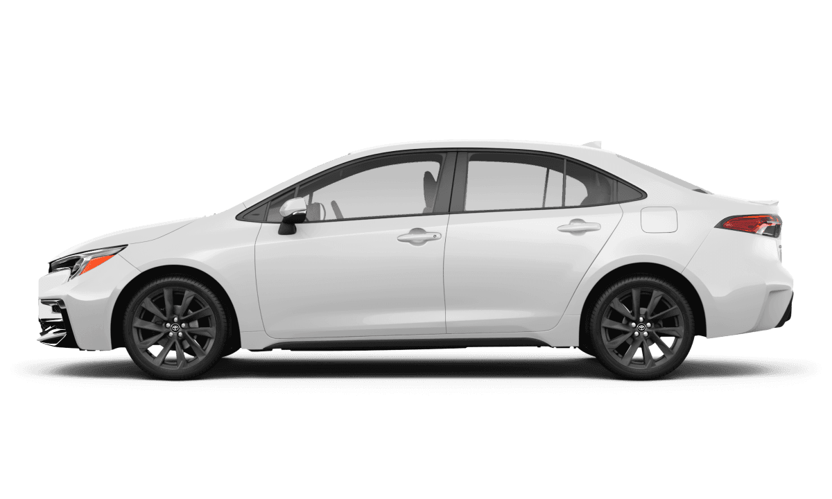 Toyota Corolla Cross Hybrid Ice Cap - Side view Toyota Corolla Cross Hybrid Ice Cap - Side view