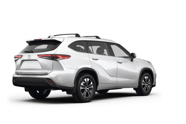 Toyota Highlander Wind Chill Pearl - Back view Toyota Highlander Wind Chill Pearl - Back view