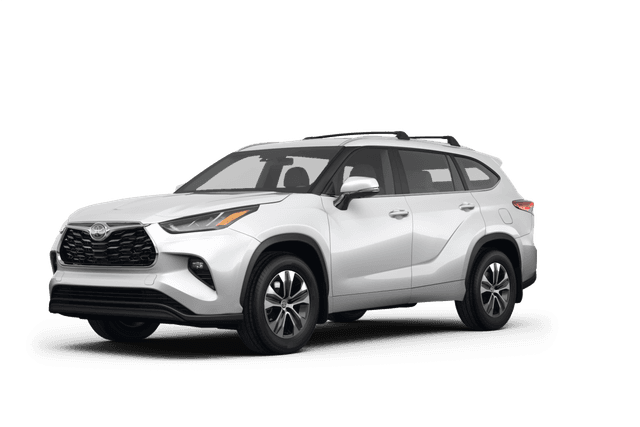 Toyota Highlander Wind Chill Pearl - Front view Toyota Highlander Wind Chill Pearl - Front view