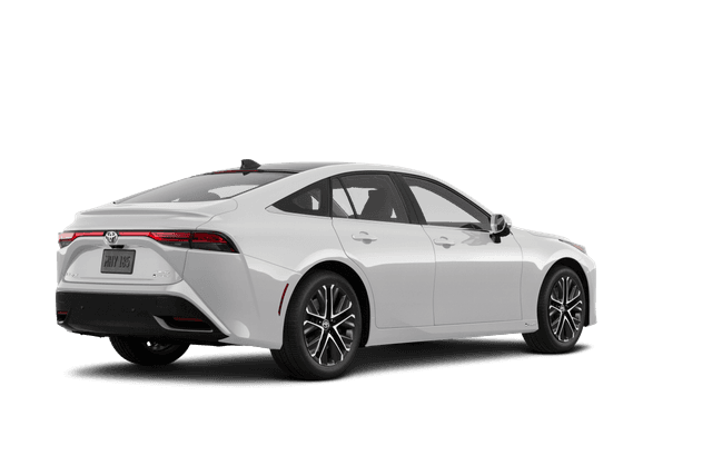 Toyota Mirai Oxygen White - Back view Toyota Mirai Oxygen White - Back view