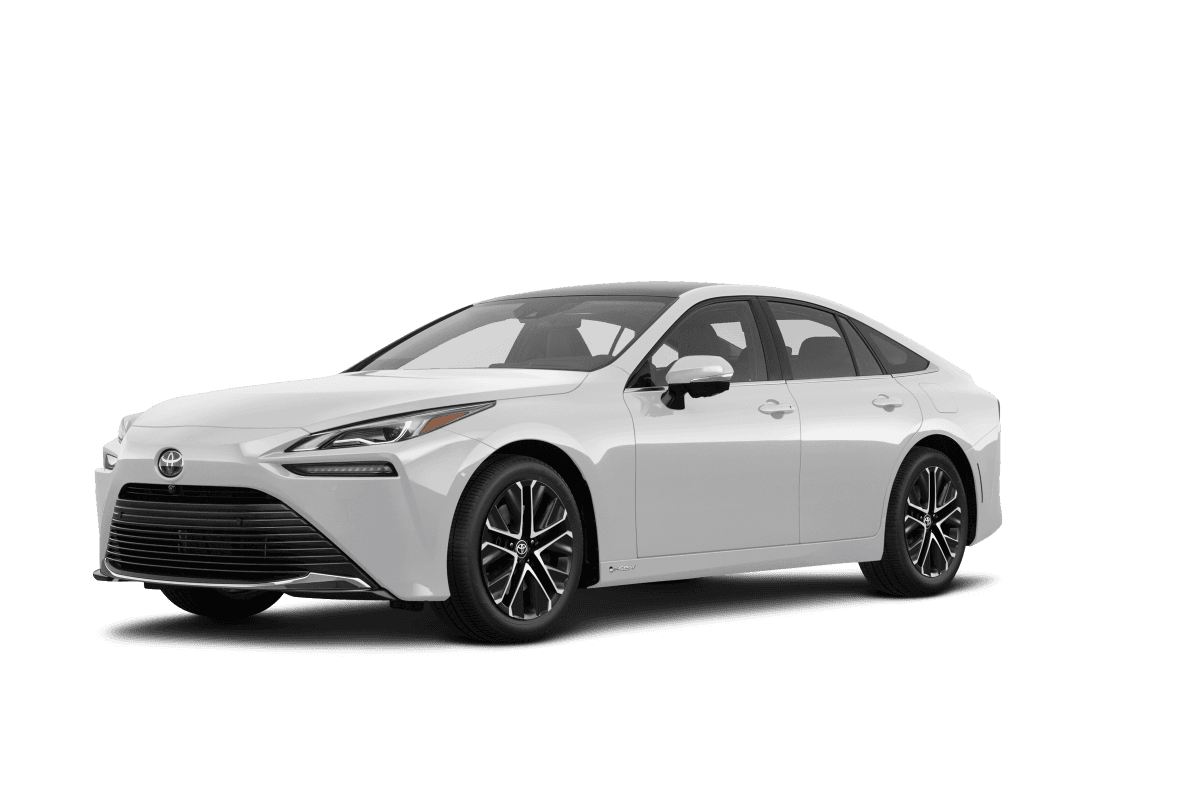 Toyota Mirai Oxygen White - Front view Toyota Mirai Oxygen White - Front view