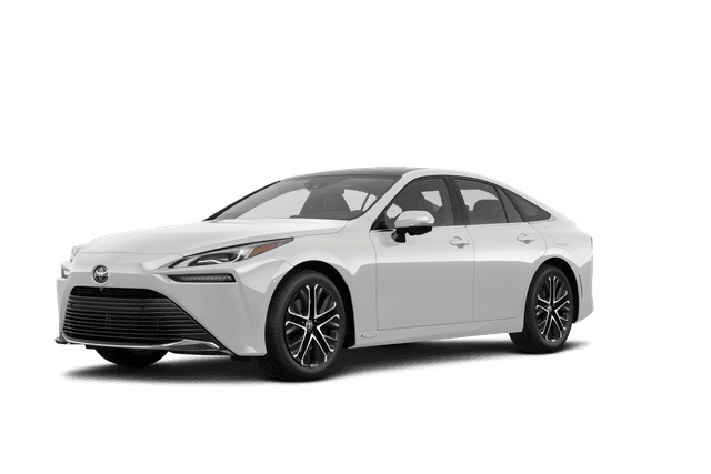 Toyota Mirai Oxygen White - Front view Toyota Mirai Oxygen White - Front view