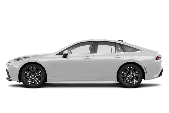 Toyota Mirai Oxygen White - Side view Toyota Mirai Oxygen White - Side view