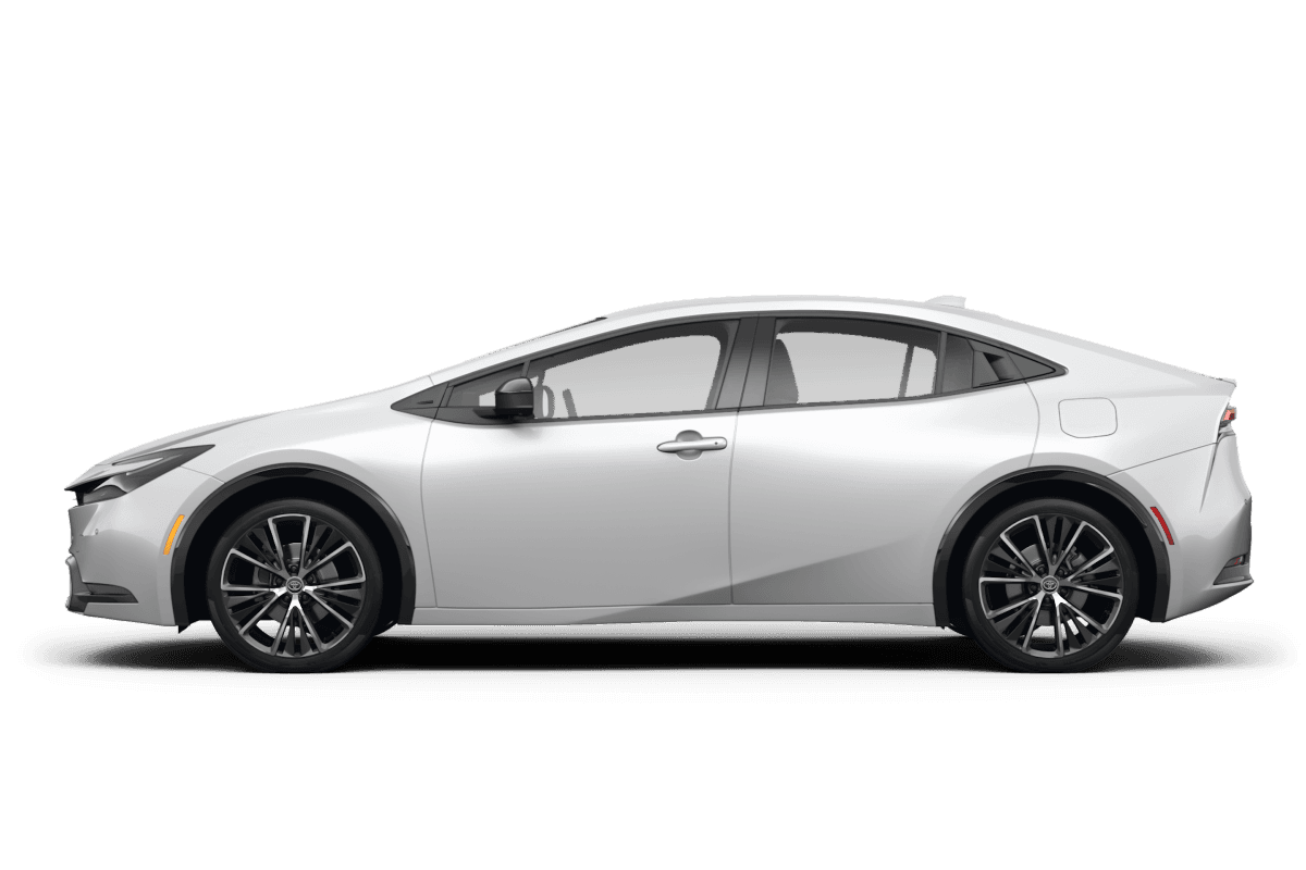 Toyota Prius Wind Chill Pearl - Side view Toyota Prius Wind Chill Pearl - Side view