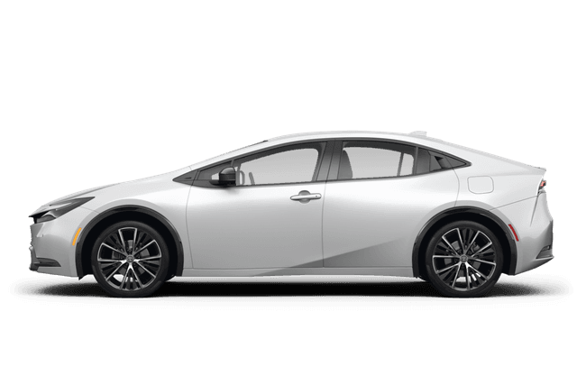 Toyota Prius Wind Chill Pearl - Side view Toyota Prius Wind Chill Pearl - Side view