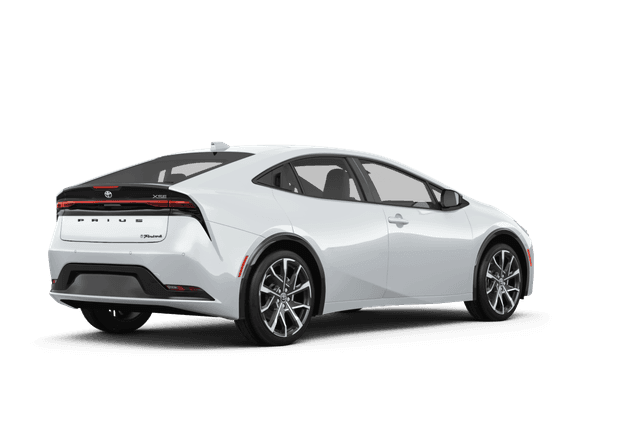 Toyota Prius Plug-in Hybrid Wind Chill Pearl - Back view Toyota Prius Plug-in Hybrid Wind Chill Pearl - Back view