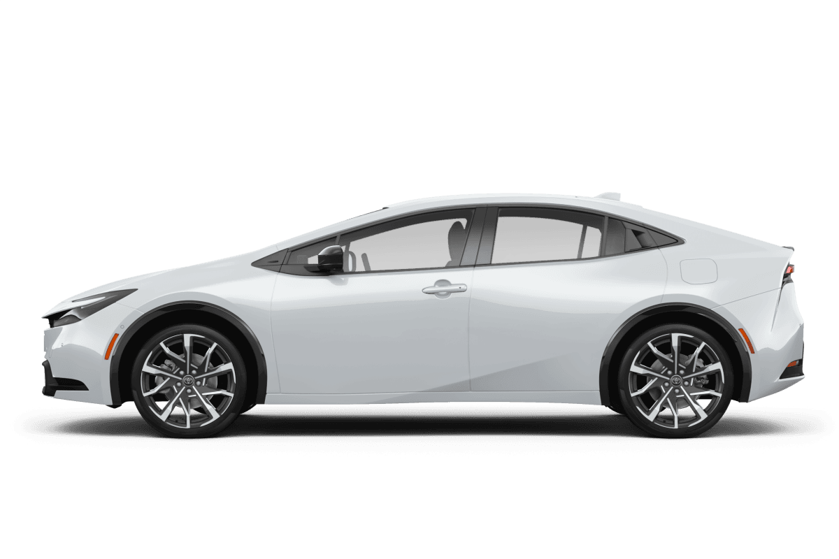 Toyota Prius Plug-in Hybrid Wind Chill Pearl - Side view Toyota Prius Plug-in Hybrid Wind Chill Pearl - Side view