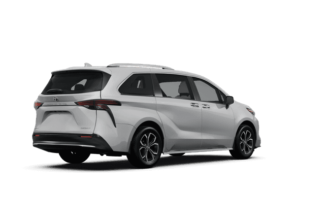 Toyota Sienna Wind Chill Pearl - Back view Toyota Sienna Wind Chill Pearl - Back view