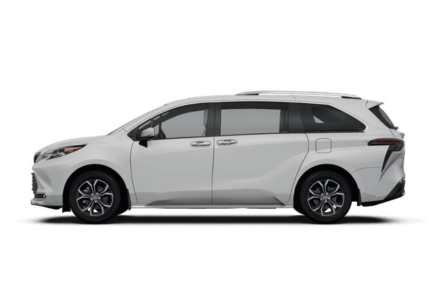 Toyota Sienna Wind Chill Pearl - Side view Toyota Sienna Wind Chill Pearl - Side view