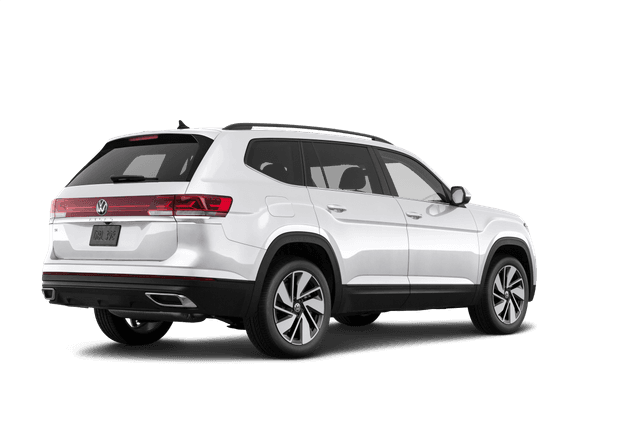 Volkswagen Atlas Opal White Pearl - Back view Volkswagen Atlas Opal White Pearl - Back view