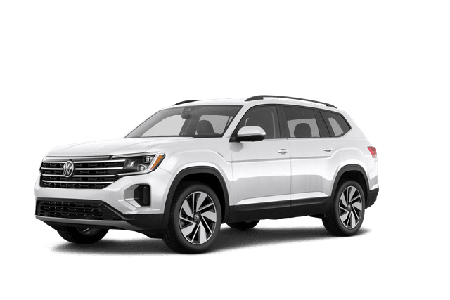 Volkswagen Atlas Opal White Pearl - Front view Volkswagen Atlas Opal White Pearl - Front view