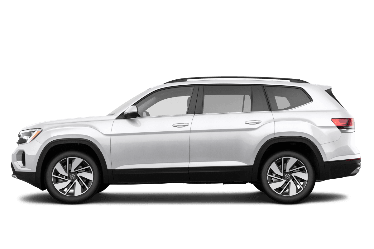 Volkswagen Atlas Opal White Pearl - Side view Volkswagen Atlas Opal White Pearl - Side view