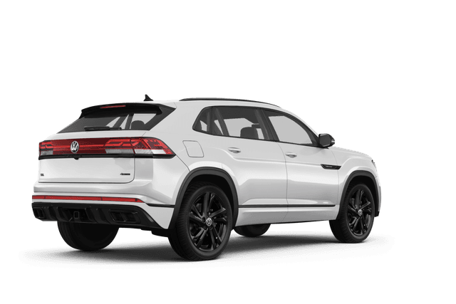 Volkswagen Atlas Cross Sport Opal White - Back view Volkswagen Atlas Cross Sport Opal White - Back view