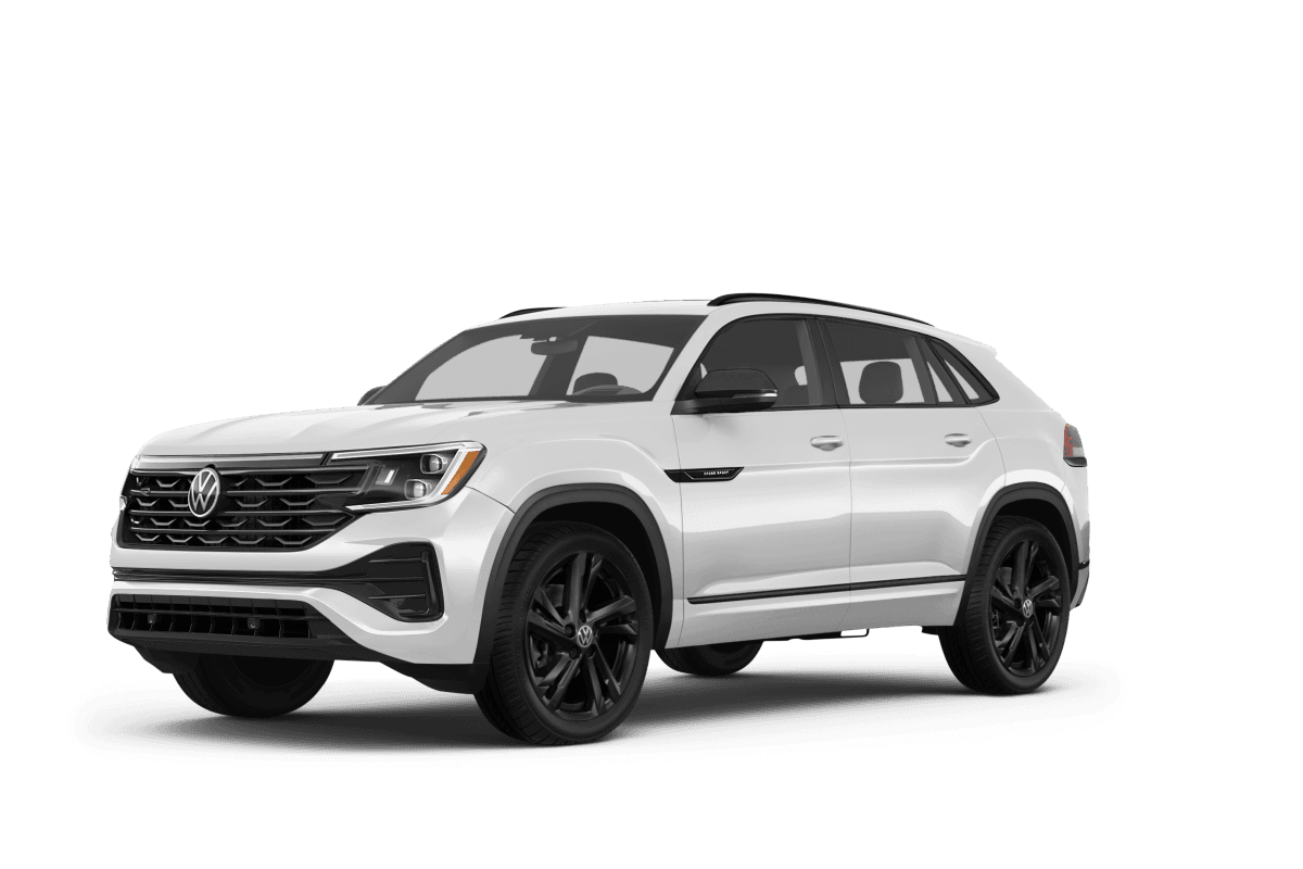 Volkswagen Atlas Cross Sport Opal White - Front view Volkswagen Atlas Cross Sport Opal White - Front view